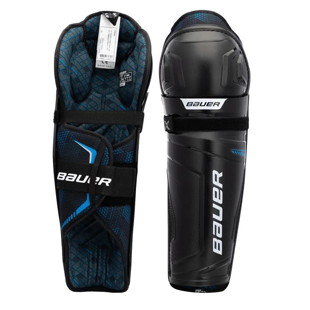 S24 Bauer X Shin Pads - Intermediate